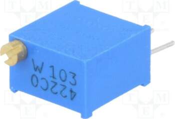 BOURNS Potentiometer: mounting; 10kΩ; multiturn; 500mW