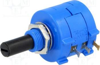BOURNS Potentiometer: shaft; 10kΩ; multiturn; 2W