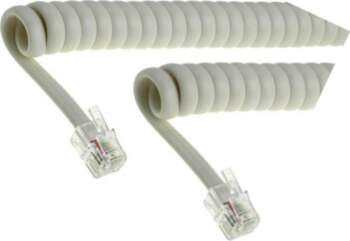 BQ CABLE Cable: telephone; coiled,interlaced