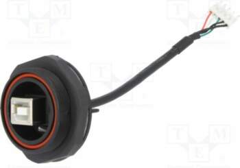 BULGIN Connector: USB B; socket; PIN: