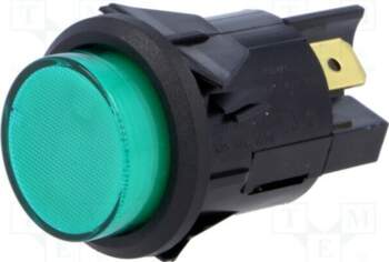 BULGIN Switch: push-button; Pos: 2; DPST-NO