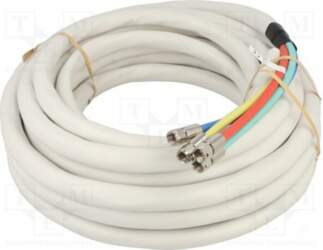 Cable; 10m; F plug x4,cables