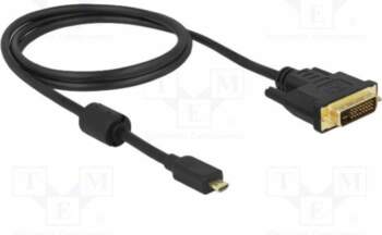 Cable; DVI-D (24+1) plug,micro HDMI
