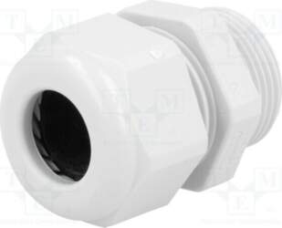 Cable gland; PG16; IP54; polyamide; light