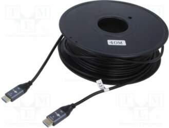 Cable; HDMI plug,both sides; PVC