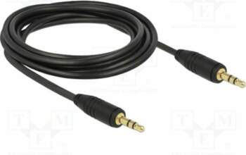Cable; Jack 3.5mm 3pin plug