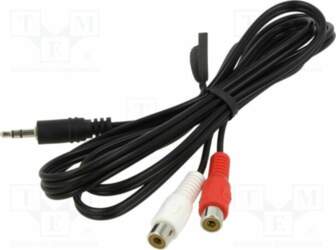 Cable; Jack 3.5mm 3pin plug