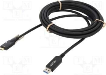 Cable; optical; USB A plug,USB