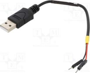 Cable; USB A plug,1pin pin