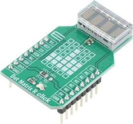 Click board; prototype board; Comp: HCMS-3906