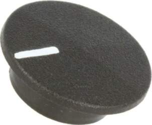 CLIFF Cap; plastic; push-in; black; Indicator:
