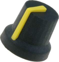 CLIFF Knob; with pointer; rubber,plastic