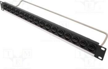 CLIFF Patch panel; rack; screw; M3
