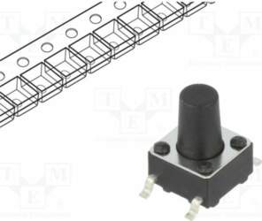 CONNFLY Microswitch TACT; SPST; Pos: 2