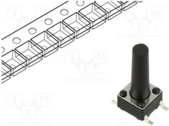 CONNFLY Microswitch TACT; SPST; Pos: 2