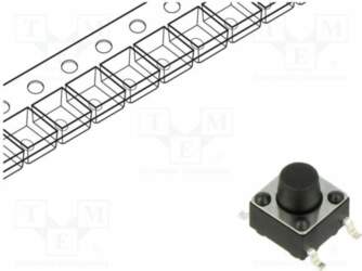 CONNFLY Microswitch TACT; SPST; Pos: 2