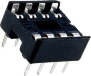 CONNFLY Socket: integrated circuits; DIP8; 7