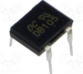 DC COMPONENTS Bridge rectifier: single-phase; 600V