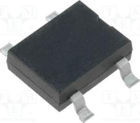 DC COMPONENTS Bridge rectifier: single-phase; Urmax: