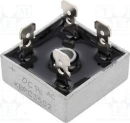 DC COMPONENTS Bridge rectifier: single-phase; Urmax: