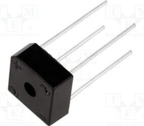 DC COMPONENTS Bridge rectifier: single-phase; Urmax: