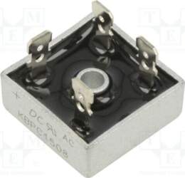 DC COMPONENTS Bridge rectifier: single-phase; Urmax: