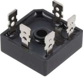DC COMPONENTS Bridge rectifier: three-phase; Urmax: