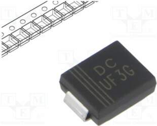 DC COMPONENTS Diode: rectifying; SMD; 400V