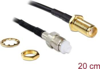 Delock Antenna Cable SMA Jack Bulkhead