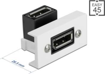 Delock Easy 45 DisplayPort Module angled