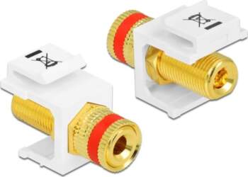 Delock Keystone module binding post >