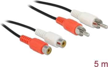 Delock RCA Extension Cable 5 m