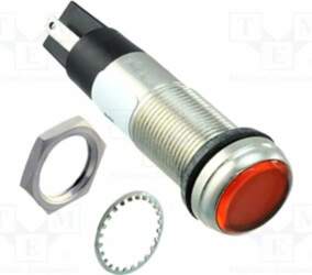 DIALIGHT Indicator: LED; flat; orange; IP67