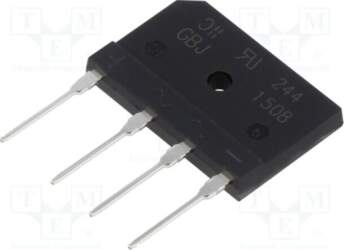 DIODES INCORPORATED Bridge rectifier: single-phase; Urmax: