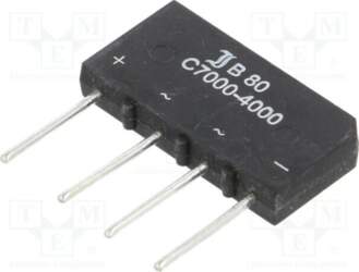 DIOTEC SEMICONDUCTOR Bridge rectifier: single-phase; Urmax: