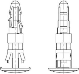 DREMEC Assembly stud; polyamide 66; L: