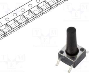 E-SWITCH Microswitch TACT; SPST-NO; Pos: 2