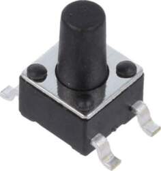 E-SWITCH Microswitch TACT; SPST-NO; Pos: 2