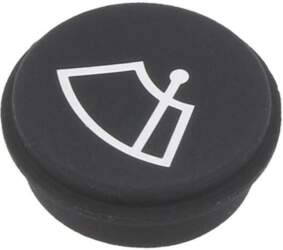 EAO Button; round; Ø21mm; black; 09
