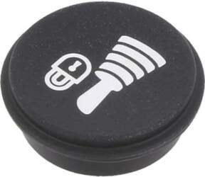 EAO Button; round; Ø21mm; black; 09