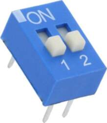 ECE Switch: DIP-SWITCH; Poles number: 2
