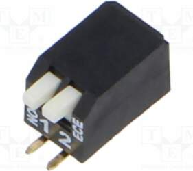 ECE Switch: DIP-SWITCH; Poles number: 2