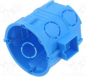 Enclosure: junction box; Ø: 65mm; plaster