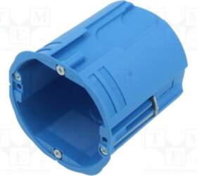 Enclosure: junction box; Ø: 68mm; plaster