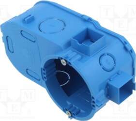 Enclosure: junction box; plaster embedded; polyamide