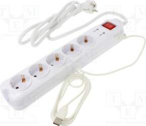 ENERGENIE Plug socket strip: protective; Sockets: