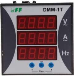 F&F Meter: network parameters; on panel