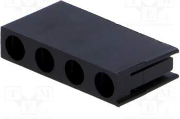 FIX&FASTEN LED housing; 3mm; polyamide; angular
