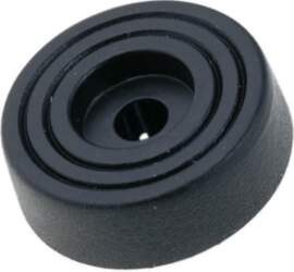 FIX&FASTEN Quick mounting foot; black; polyetylene