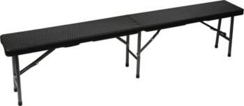 FOLDING BENCH - RATTAN PATTERN -